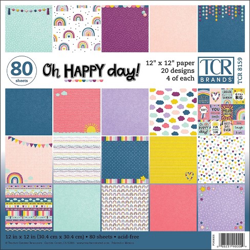 Teacher Created Resources 12 X 12 Construction Paper Assorted Colors  80/pack (tcr5159) : Target