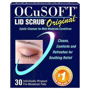 OCuSOFT Eye Lid Scrub Original Pre-Moistened Pads - 30ct