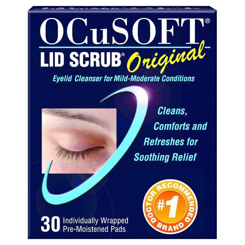 OCuSOFT Eye Lid Scrub Original Pre-Moistened Pads - 30ct, 1 of 8
