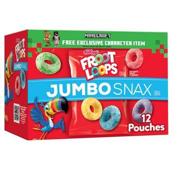 Kellogg's Snax Froot Loops Jumbo Caddy Cereal - 5.4oz