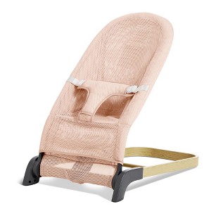 Grungis Ergonomic Baby Bouncer,Foldable Baby Bouncer Seat with 3 Height Adjustments,Portable Newborn Rocker for Babies 0-6 Months Mesh - 1 of 4