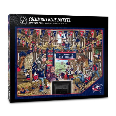 NHL Columbus Blue Jackets Barnyard Fans 500pc Puzzle