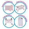 Adora Deluxe Baby Doll Pack-N-Play & Changing Table Set - Pastel Pink Hearts - 4 of 4