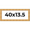 PosterPalooza | Panoramic Embellished Gold Picture Frame - UV Acrylic, Foam Board Backing, Hanging Hardware - 2 of 4