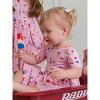 RuffleButts Baby/Toddler Knit Short Sleeve Twirl Romper - 3 of 4