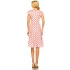 Women's Solid And Print V-neck Skater Dress - 3 of 3