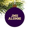 James Madison University Alumni Wood Christmas Tree Holiday Ornament - 4 of 4