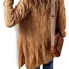 Women's Cable Knit Cardigan - Shiying - 2 of 3