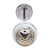 Elegant Candle Holders, Tall & Modern, Chrome Finish, Home Decor Accent, Ideal for Living Room & Celebrations - 4 of 4