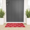 Colour Poems Gisela Color Block Pattern XII Looped Vinyl Welcome Mat - Society6 - 2 of 4