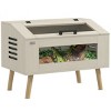 LAOTIES 29 Gallon Reptile Terrarium,Top-Opening Glass Tank with Vents,Lizard Snake Chameleon Habitat Enclosure,31"x20"x24" - 4 of 4