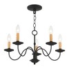 Livex Lighting Heritage 5 - Light Chandelier in  Black - 4 of 4
