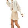 Women's Soft Teddy Cropped Jacket - DRESS FORUM - 2 of 4