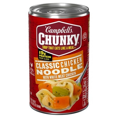 Campbell's Chunky Soup Classic Chicken Noodle with White Meat 18.6 oz