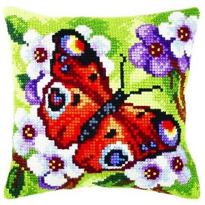 Orchidea Cushion cross stitch kit 