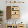 30" x 20" Bathroom Vanity Mirror with Hidden Storage, Modern Wall-Mounted Mirror for Bathroom or Dressing Area - The Pop Home - 3 of 4