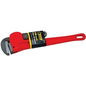 Steel Grip Pipe Wrench 14 in. L 1 pc - 1 of 1
