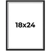 PosterPalooza | Flat Silver Picture Frame - UV Acrylic, Foam Board Backing, Hanging Hardware - 2 of 4