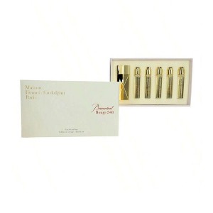 Baccarat Rouge 540 Travel Set by Maison Francis Kurkdjian for Unisex - 6 Pc Mini Gift Set 5 x 0.37oz EDP Spray (Mini) (Refill), Case Gold (Empty) - 1 of 1