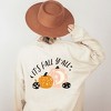 Simply Sage Market Women's Graphic Sweatshirt Boho It's Fall Y'all Pumpkins Front and Back - 2 of 4