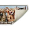 Stupell Industries See No Evil Cats Trio Printed Plush Bathroom Floor Mat, design by Jim Baldwin - 2 of 4