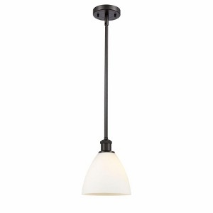 Bristol Glass - 1 Light Mini Pendant In Industrial Style-9.25 Inches Tall and 7.5 Inches Wide - 1 of 1