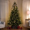 Northlight Real Touch™ Pre-Lit Shenandoah Pine Artificial Christmas Tree - 7.5' Warm White LED - image 2 of 4