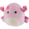 Squishmallows Original 10-Inch Cailey The Pink Crab - Sea Squad Plush - Collectible Soft & Squishy Crab Stuffed Animal - Gift for Kids, Girls & Boys - 3 of 4
