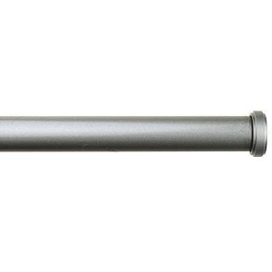 Urbanest 5-8-inch Diameter Bouchon Adjustable Single Drapery Curtain Rod Pewter 28"-48” - 1 of 4