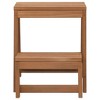 vidaXL Foldable Step Stool Solid Firwood - 2 of 2