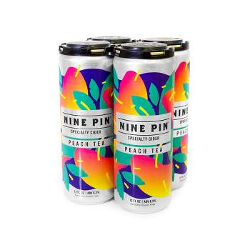 Nine Pin Peach Tea - 4pk/16 fl oz Cans