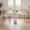 FURNIinspire Accent Chairs, Modern Hardback Chairs with Cozy Seat Cushions, Space-Efficient Pair for Small Rooms, 4PCS, Pink, 19.7"*16.5"*29.9" - 2 of 4