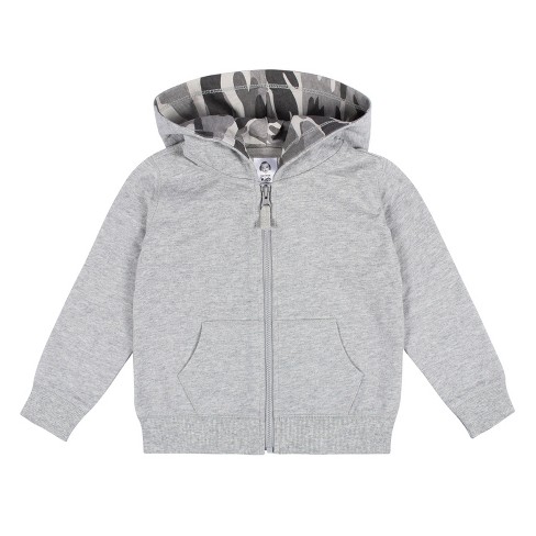 Boys' 2pk Fleece Zip-up Hoodie - Cat & Jack™ Gray M : Target