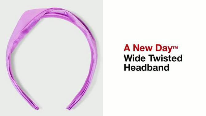 Wide Twisted Headband - A New Day™, 2 of 5, play video