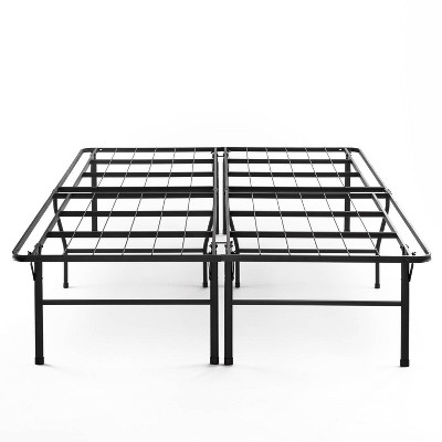 18" Premium Steel Bed Frame and Platform Bed Black - Mellow