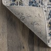 Nuloom Sidney Pet Friendly Machine Washable Vintage Diamond Area Rug, 5' x 7' 6", Blue - 4 of 4