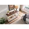 DOMETOUR 10 Drawer Dresser Chest with Wooden Base, Rustic Trim, Storage for Bedroom & Living Room - 2 of 4