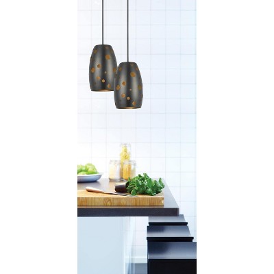 Sleek Globe LED Pendant in Oil Rubbed Bronze Finish