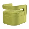 CAVINAS Luxury Velvet Accent Chair,Perfect Arm Chair with Curved Arms for Living Room,Bedroom - 2 of 4