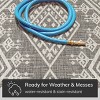 Well Woven Cascade Indoor OutdoorFlat Weave Pile Diamond Medallion Area Rug - 3 of 4