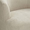 55 Downing Street Herringbone Beige Fabric Modern Accent Chair - 3 of 4
