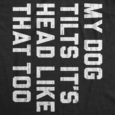 Мужские футболки Crazy Dog T-Shirts, Inc. Mens Funny T Shirts My Dog Tilts Its Head Like That Too Sarcastic Joke Tee For Men - Crazy Dog Men's T Shirt For Dog Lovers Black M — фото 2