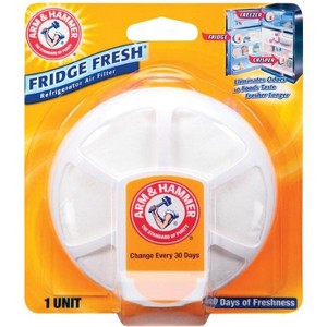 Arm & Hammer - Fridge Fresh - No Scent - Refrigerator - Air Filter - Powder - 3.2 oz - Case of 8 - 1 of 1