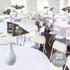 Big Dot of Happiness Just Engaged - Black and White - Triangle Engagement Party Photo Props - Pennant Flag Centerpieces - Set of 20 - 2 of 4