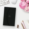 NOTIQ for Blue Sky 2025 Weekly/Monthly Planner 8.66"x6.42" Black Saffiano with Metal Snap: Adult Stationery, Ribbon Marker - 2 of 4