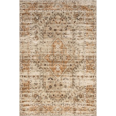 Nuloom Aada Persian Pet Friendly Machine Washable Area Rug, 5' x 8', Beige