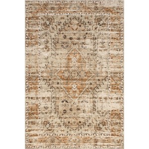 Nuloom Aada Persian Pet Friendly Machine Washable Area Rug, 5' x 8', Beige - 1 of 4