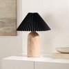 Fabi Table Lamp - 19 Inch Height - TBL4575 - Black/Natural - Safavieh - 4 of 4