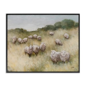 Stupell Industries Sheep Herd in Rural Grassland, 20" x 16" - 1 of 4