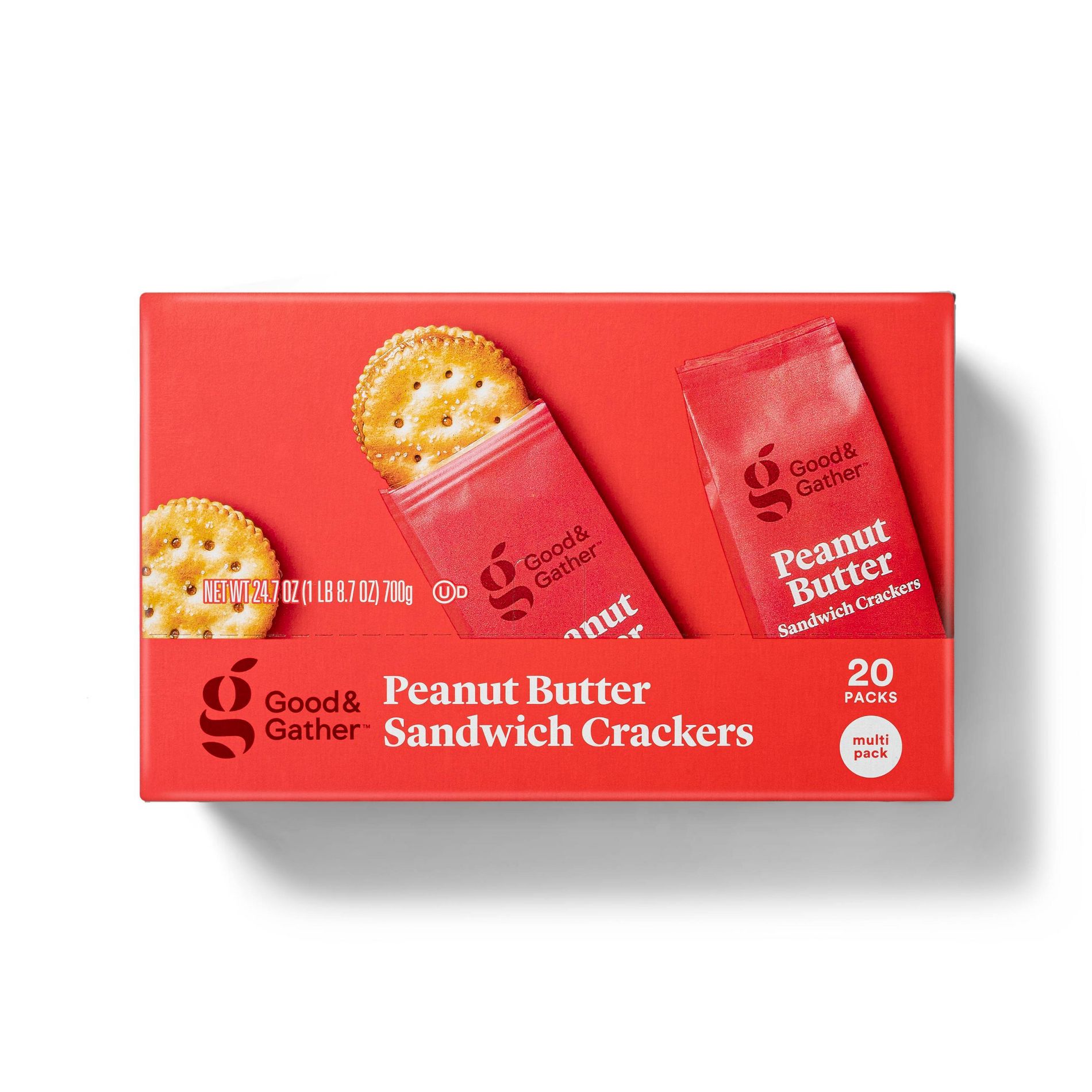 Peanut Butter Sandwich Crackers - 20ct/24.7oz - Good & Gather™